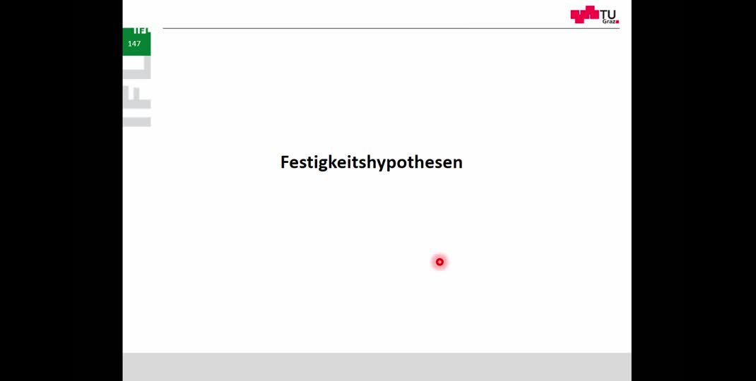 Thumbnail of 7. Vorlesung Festigkeitslehre: Festigkeitshypothesen und Flächenmomente 2. Ordnung