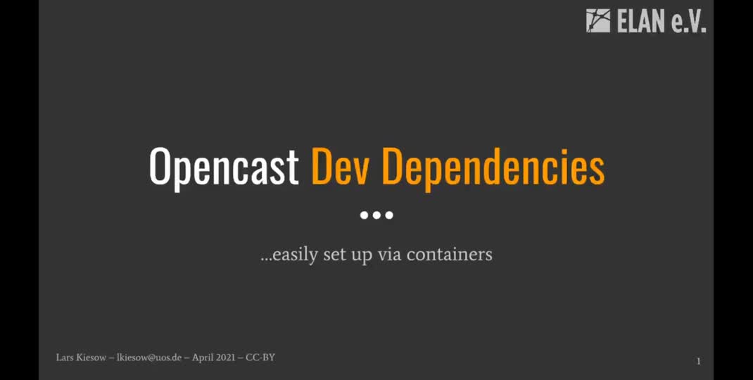 Thumbnail of Easy Development Dependencies with Containers