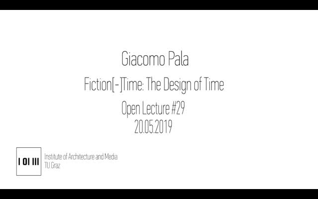 Thumbnail of #29 Fiction[-]Time: The Design of Time