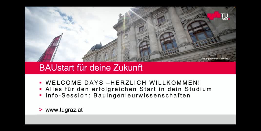 Thumbnail of Welcome Days 2026 - Day 2 - Bauingenieurwissenschaften und Wirtschaftsingenieurwesen
