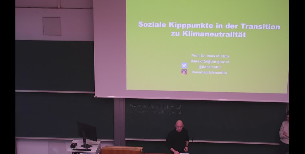 Thumbnail of [Ringvorlesung ZUKUNFT – Der Beitrag der Hochschulen zur Lösung gesellschaftlicher Krisen]  "Soziale Kipppunkte in der Transition zur Klimaneutralität"