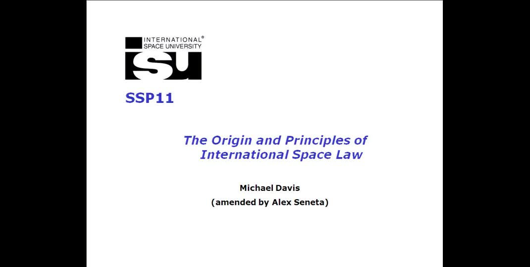 Thumbnail of Origins and principles of space law