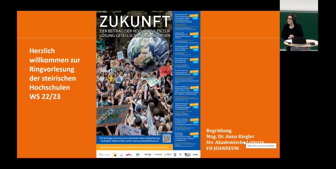 Thumbnail of [Ringvorlesung ZUKUNFT – Der Beitrag der Hochschulen zur Lösung gesellschaftlicher Krisen] "Vulnerable Gruppen sichtbar machen – Chancengerechtigkeit nachhaltig gedacht"