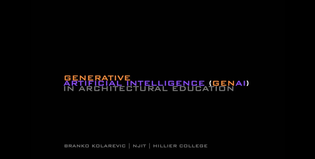 Thumbnail of #42 'GENERATIVE AI TECHNOLOGIES AND ARCHITECTURAL DESIGN (EDUCATION)