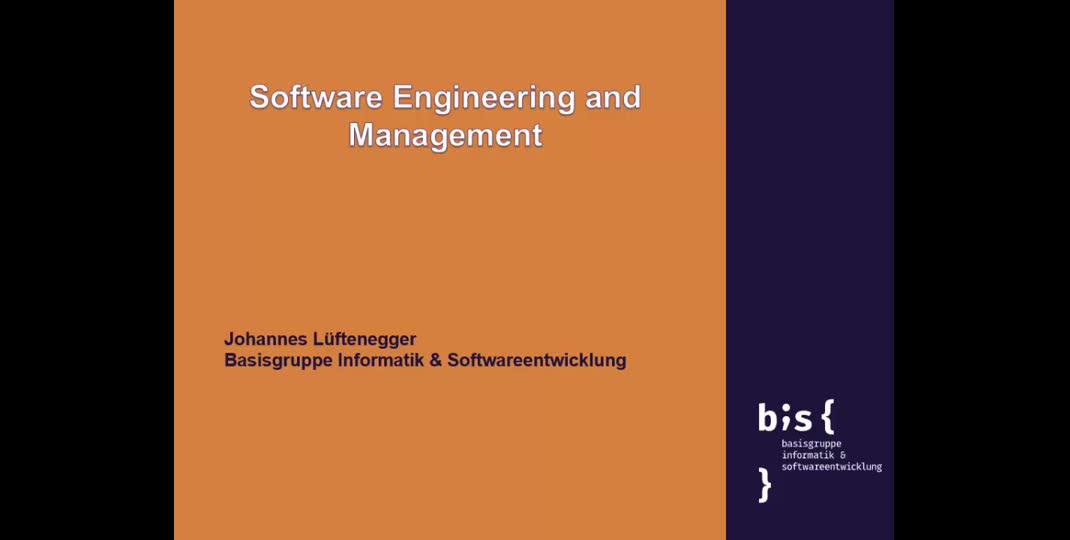 Thumbnail of Präsentation des neuen Master-Studienplans SEW