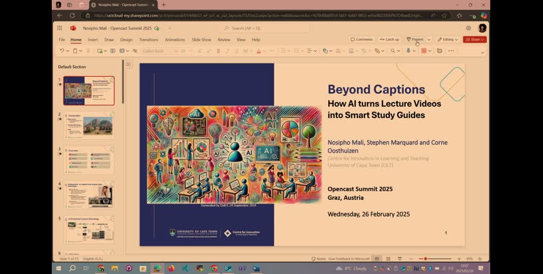 Thumbnail of Beyond captions: How AI turns Lecture Videos into Smart Study Guides