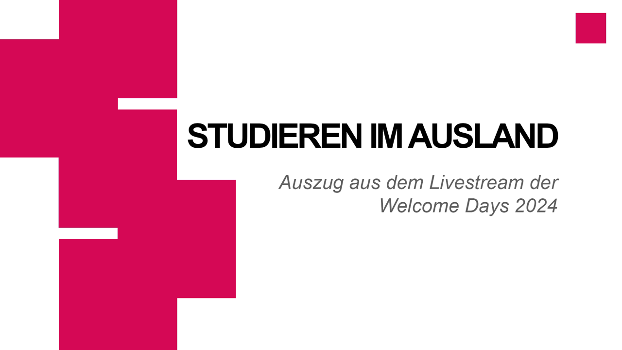 Thumbnail of Welcome Days - Studieren im Ausland
