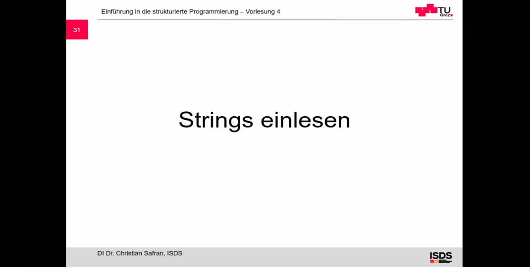Thumbnail of Strings einlesen