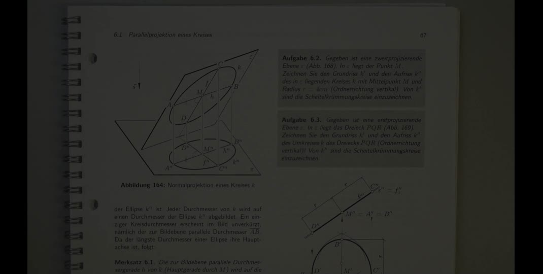 Thumbnail of #23 Kapitel 06 Parallelprojektion von Kreisen (Teil02)