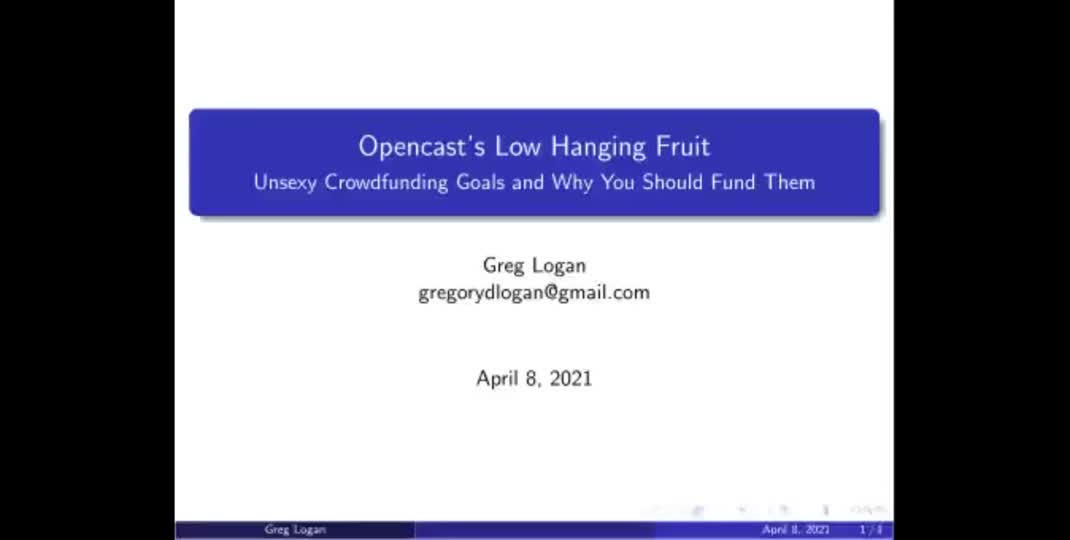 Thumbnail of Opencast: Low Hanging Fruit