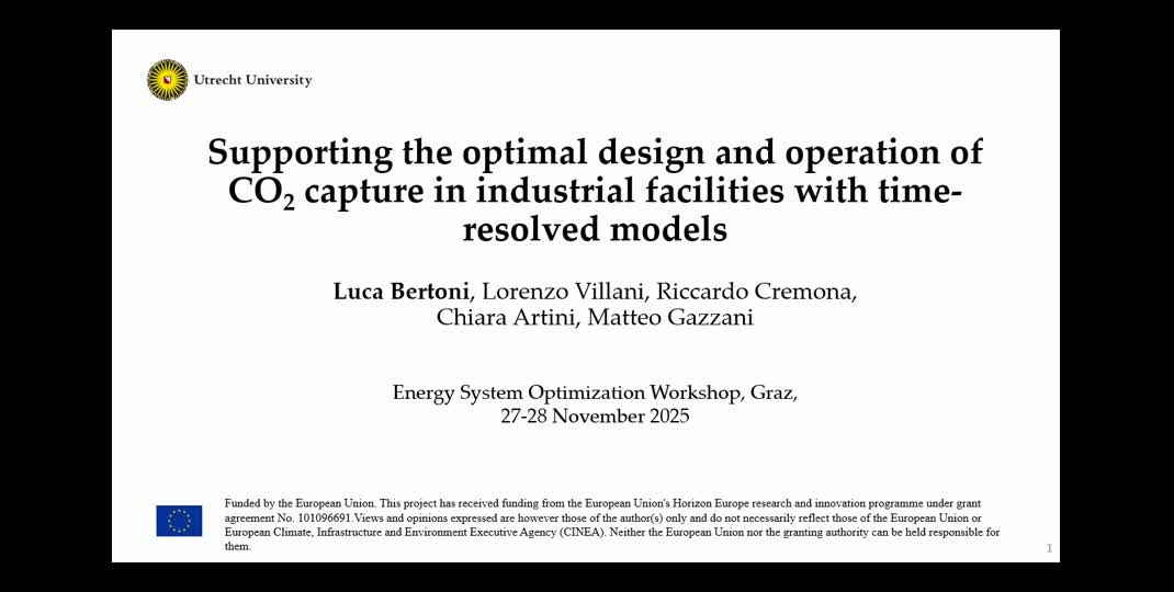 Thumbnail of Supporting the optimal design and operation of CO2 capture in industrial facilities with time-resolved models