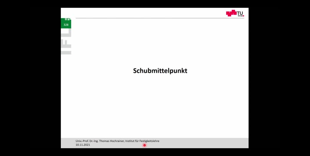 Thumbnail of 11. Vorlesung Festigkeitslehre: Schubmittelpunkt und Torsion