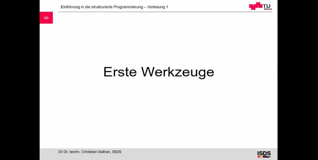 Thumbnail of Variablen und Datentypen