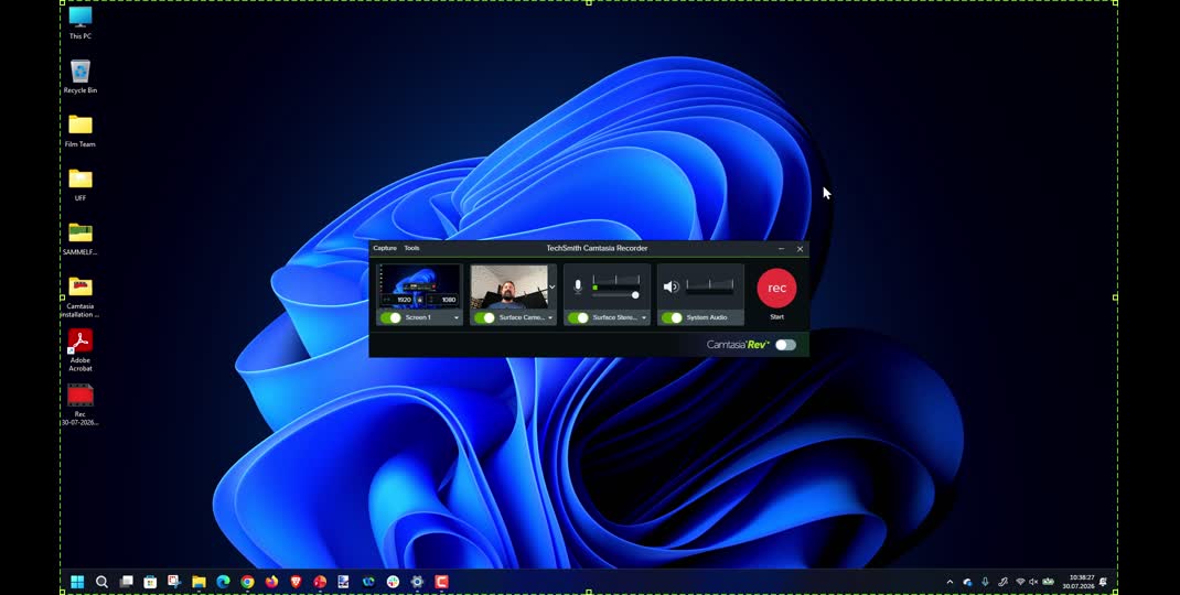 Thumbnail of Camtasia Self Recording Tutorial (public)