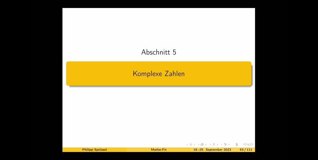 Thumbnail of #4 - Komplexe Zahlen