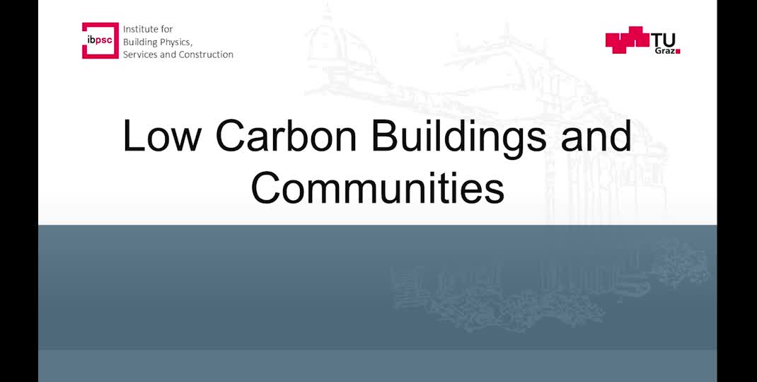 Thumbnail of Low Carbon Buildings and Communities