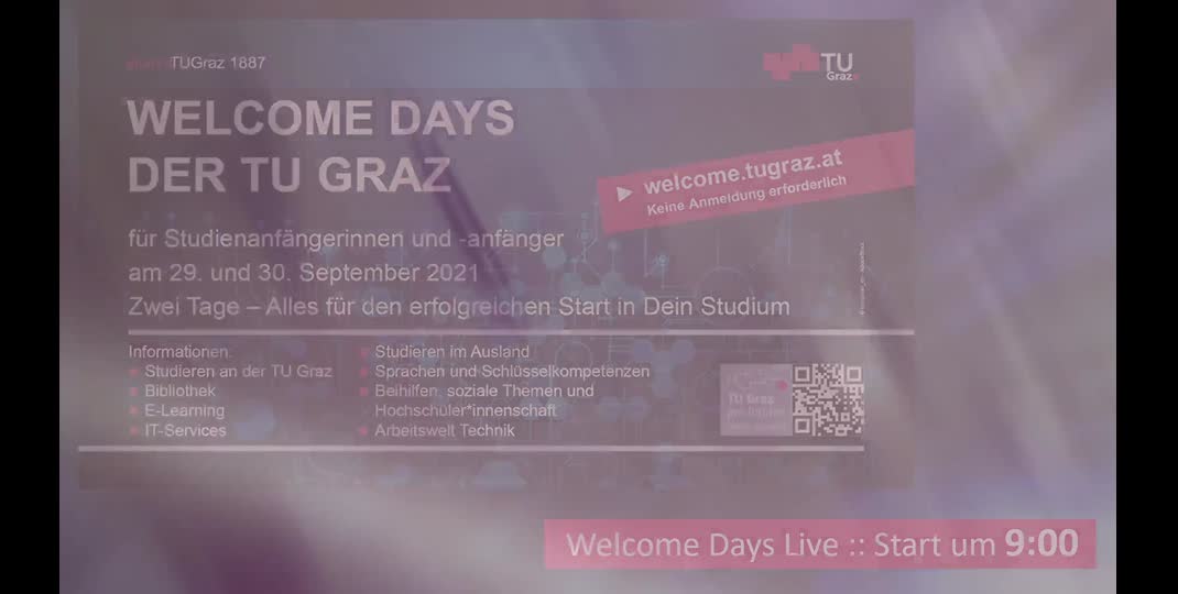 Thumbnail of Welcome Days Live 2021 [Teil 1]
