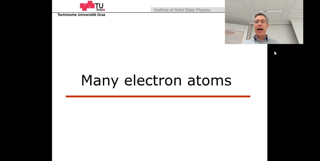 Thumbnail of Many electron atoms