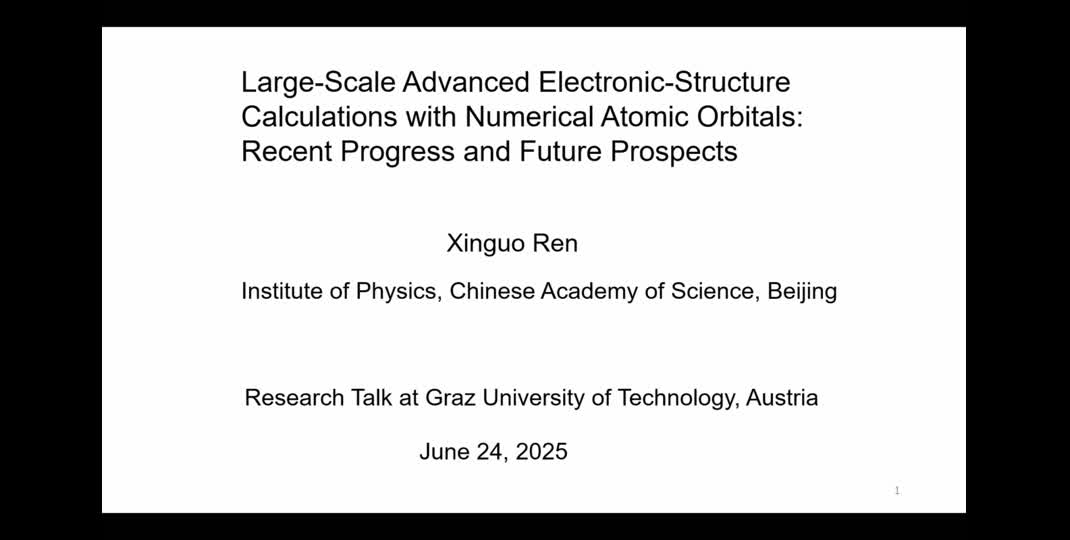 Thumbnail of Scientific Talk and Lehrprobe: XiRE