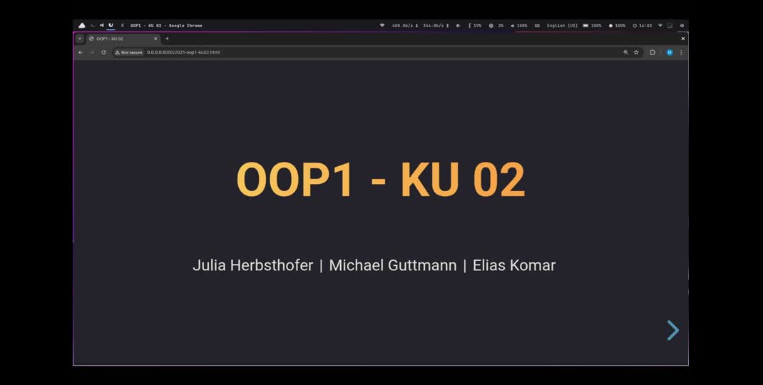 Thumbnail of OOP1 Practicals 02 - Classes (2/2), Input, Files