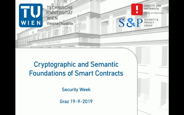 Thumbnail of Cryptographic and Semantic Foundations of Smart Contracts