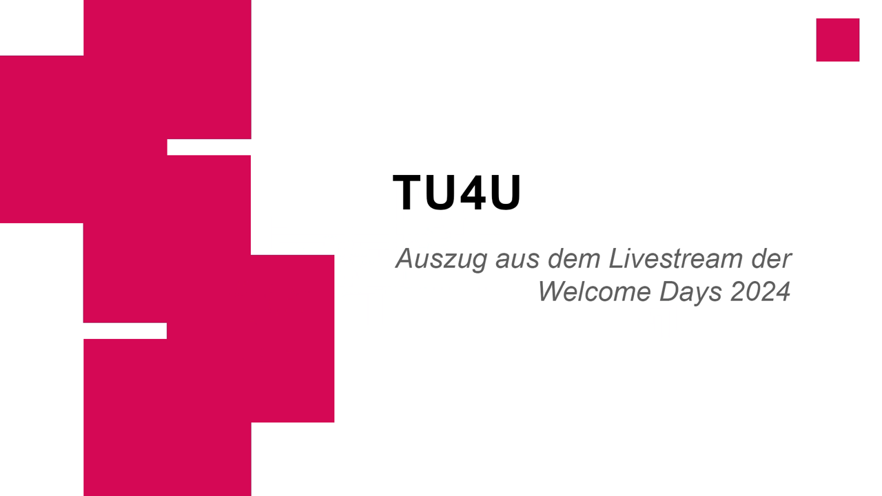 Thumbnail of Welcome Days - TU4U