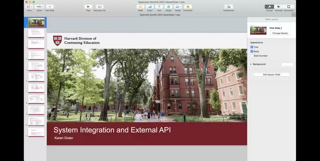 Thumbnail of Opencast Metadata System Integration: Concerns from the Field