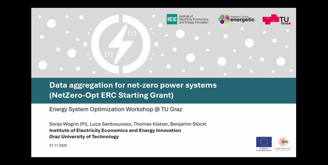 Thumbnail of Data aggregation for net-zero power systems (NetZero-Opt ERC Starting Grant)