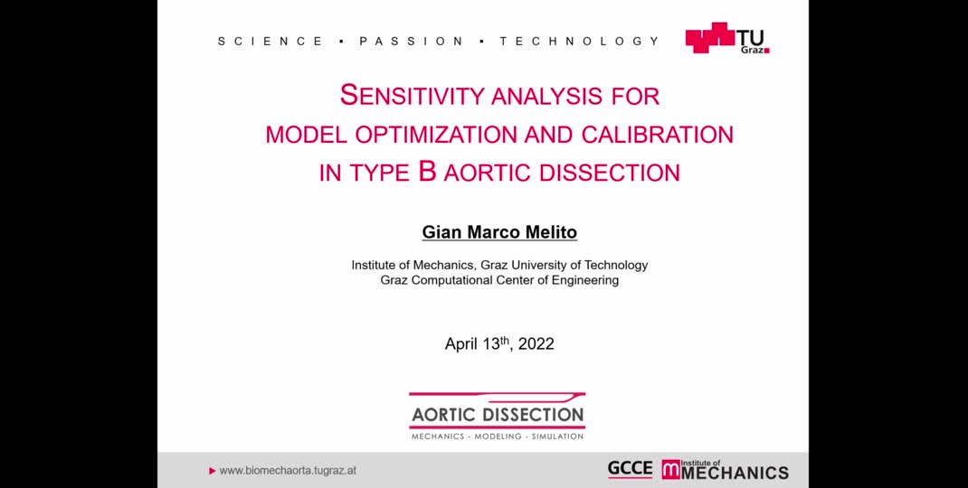 Thumbnail of Sensitivity analysis for model optimization and calibration in type B aortic dissection