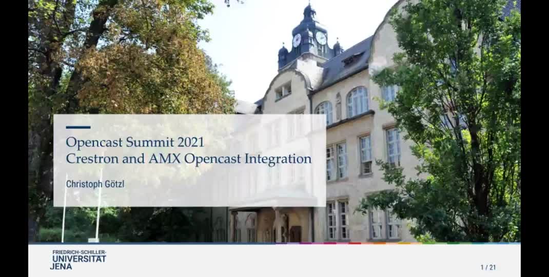 Thumbnail of Crestron and AMX Opencast Integration