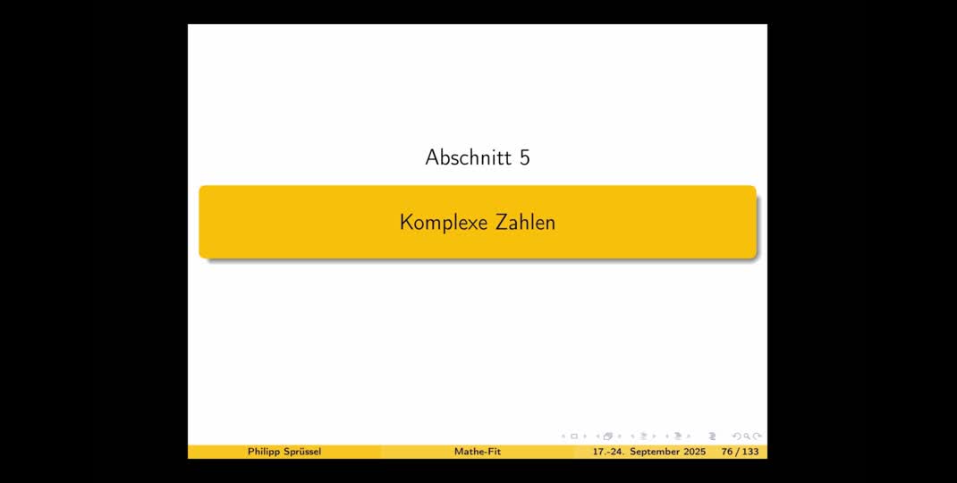 Thumbnail of # 4 - Komplexe Zahlen