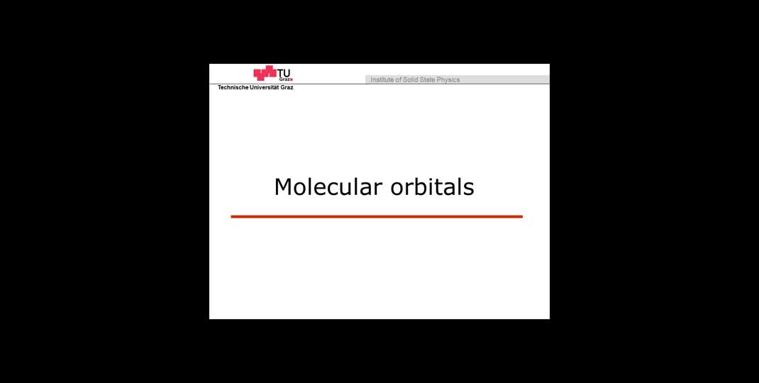 Thumbnail of Molecular orbitals