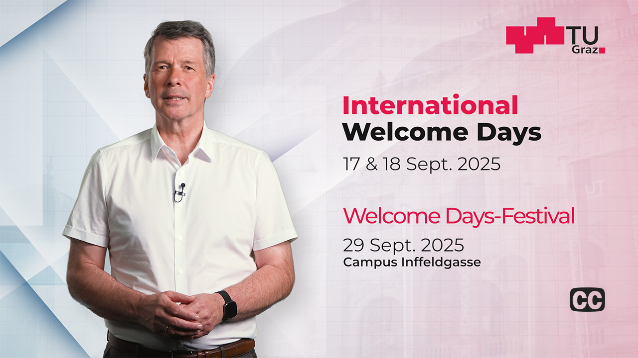 Thumbnail of TU Graz Welcome Days 2025: Greeting by the Rector