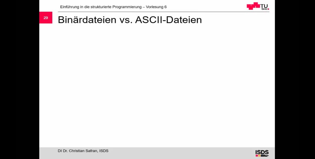 Thumbnail of File-IO – binär und ASCII
