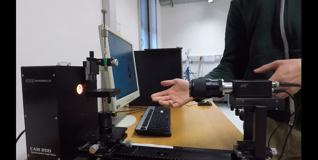 Thumbnail of Contact angle measurement