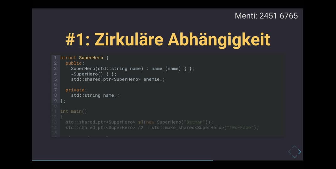 Thumbnail of [VO09] SmartPointer,String,Streams (Unvollständig, siehe WS22)