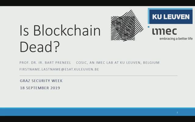 Thumbnail of Is Blockchain Dead?