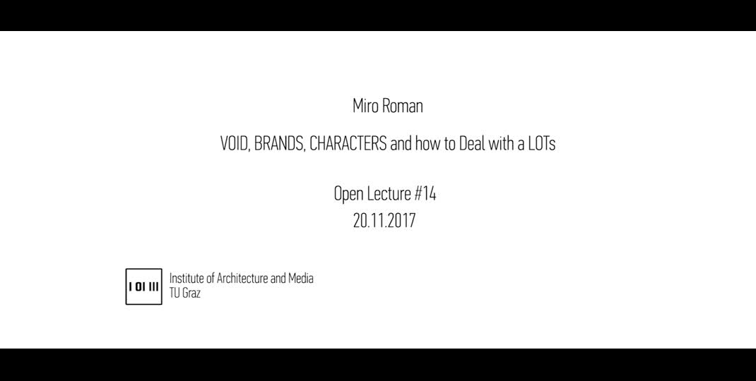 Thumbnail of #14 VOID, BRANDS, CHARACTERS and how to Deal with a LOTs