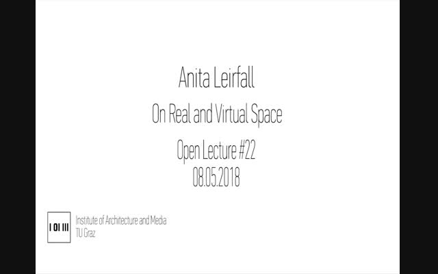 Thumbnail of #22 On Real and Virtual Space