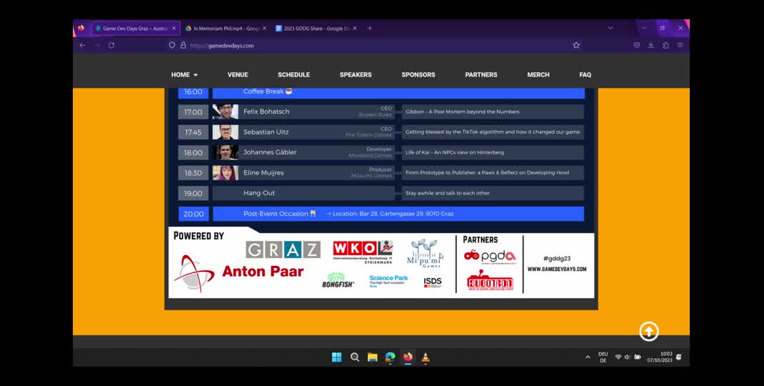 Thumbnail of Game Dev Days Graz 2023 (Part 1)