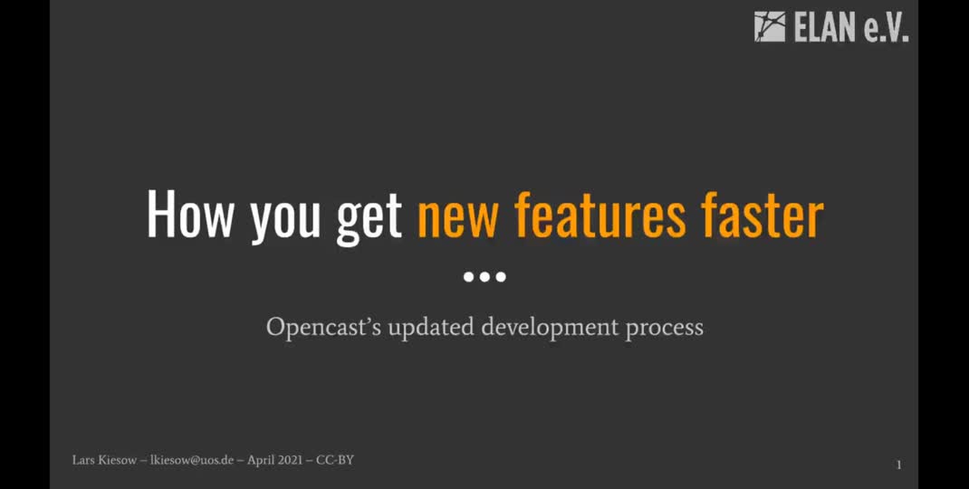 Thumbnail of How you get new features faster