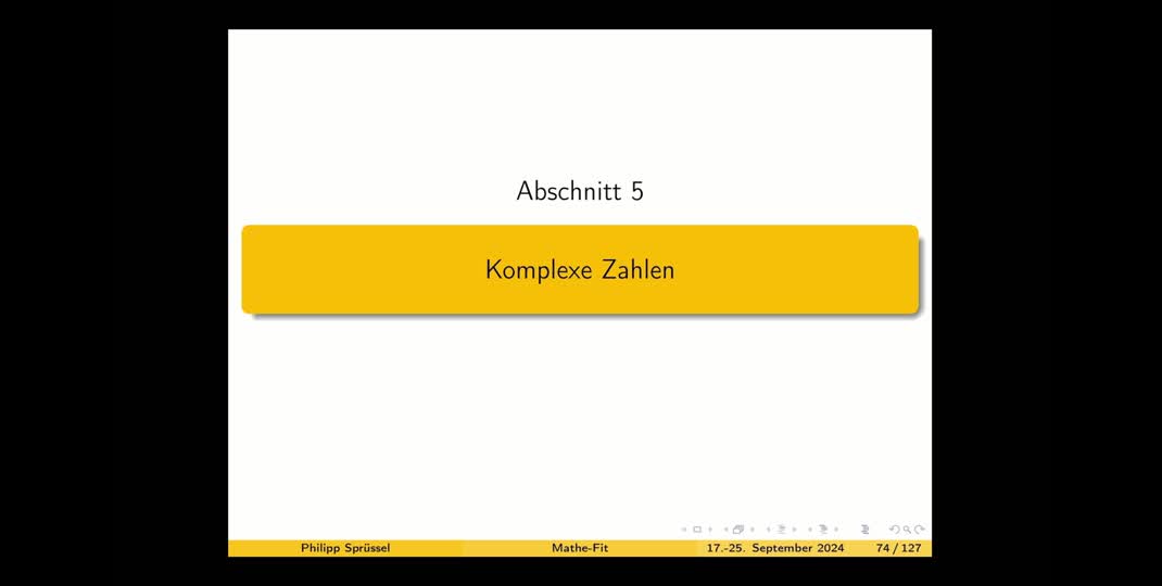 Thumbnail of # 04 - Komplexe Zahlen