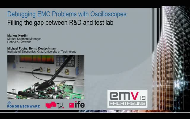 Thumbnail of Debugging EMC Problems with Oscilloscopes. Filling the gap between R&D and test lab