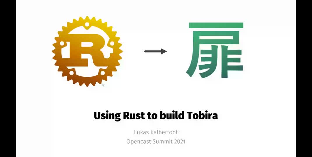 Thumbnail of Using Rust to build Tobira