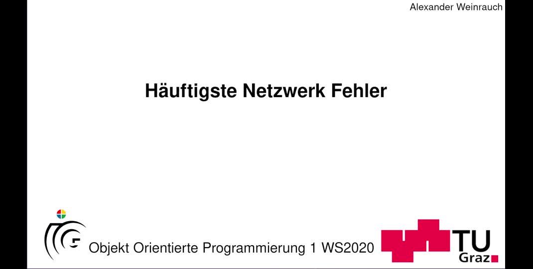 Thumbnail of Tutorial 3 Häufige Netzwerk Probleme