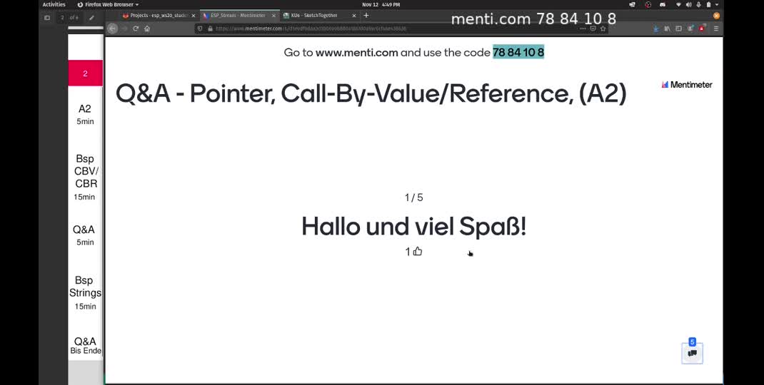 Thumbnail of Stream-Aufzeichnung 6. KU